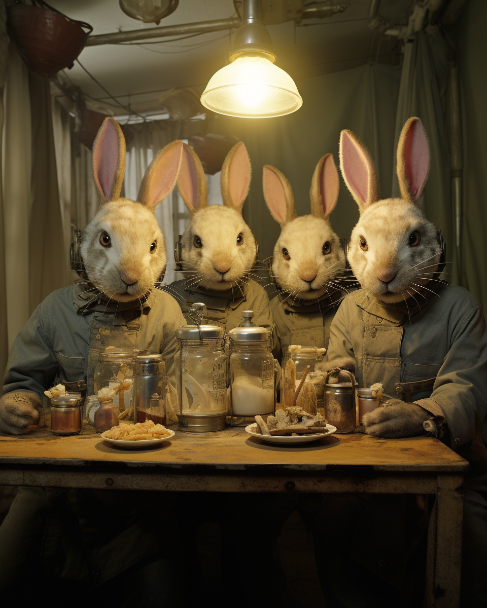 Image of Bizarre Tea Party Rabbit Men