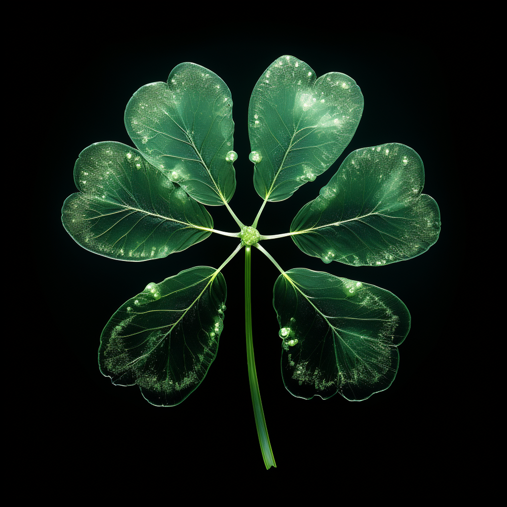 X-Ray of Four-Leaf Clover