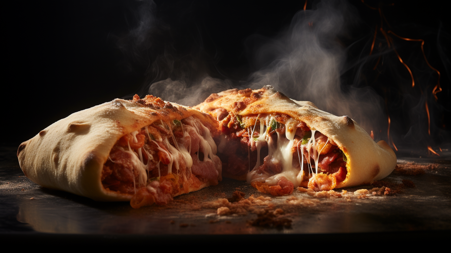 Delicious and Smoky Calzone