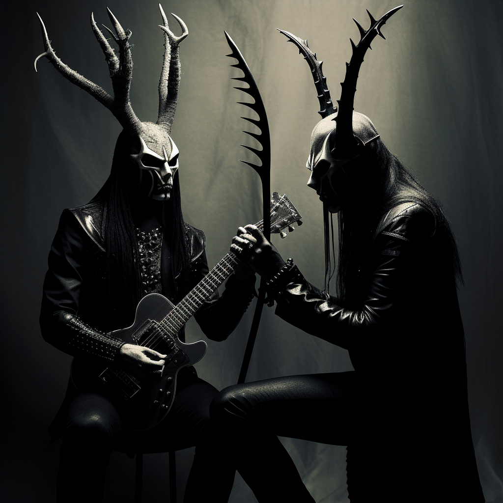 Humorous blackmetal musicians