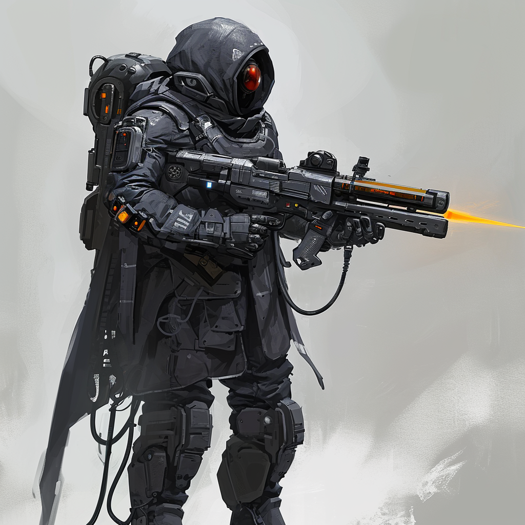 Futuristic Weapons Technician