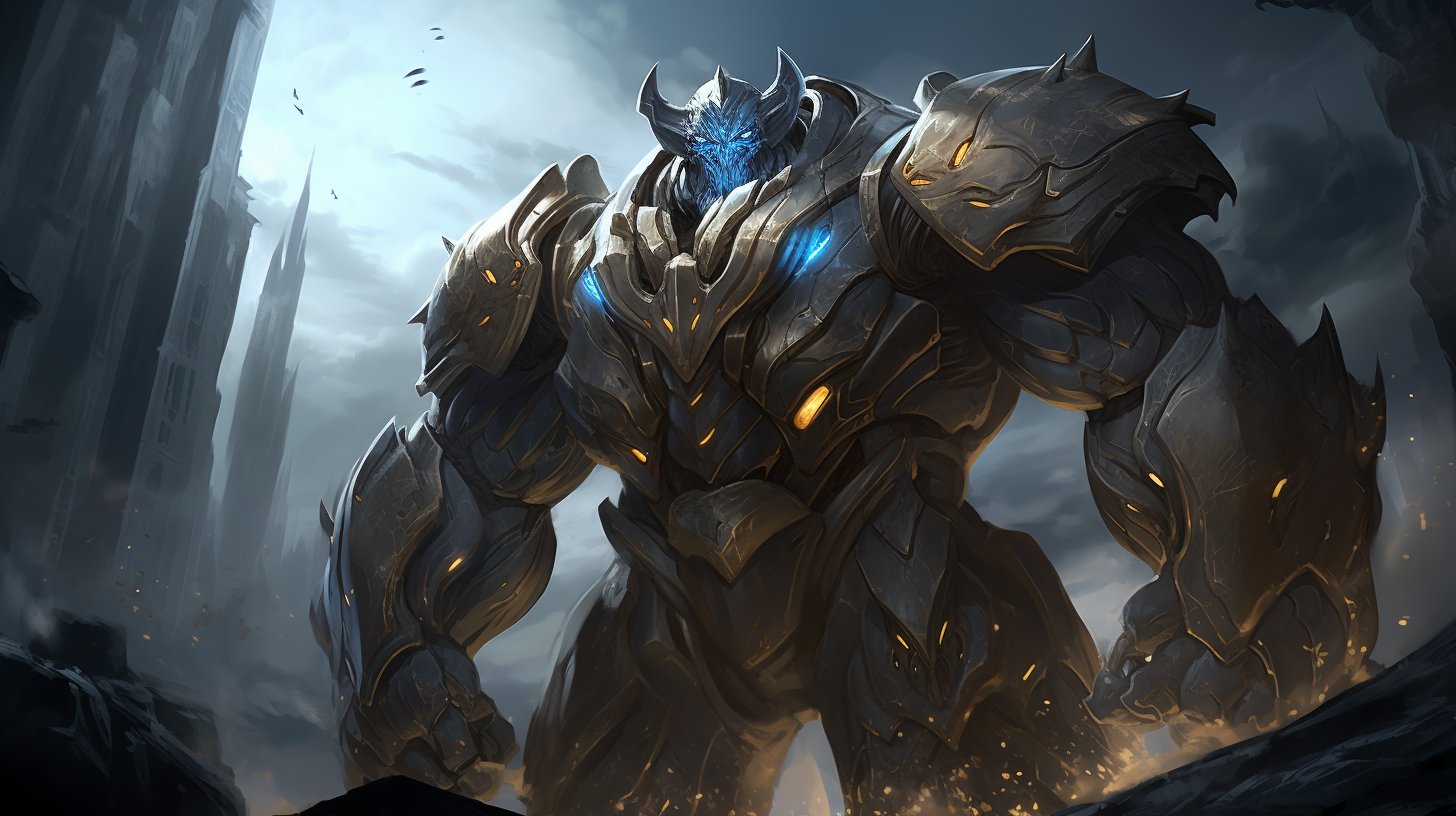 Galio, the stone colossus guarding Demacia