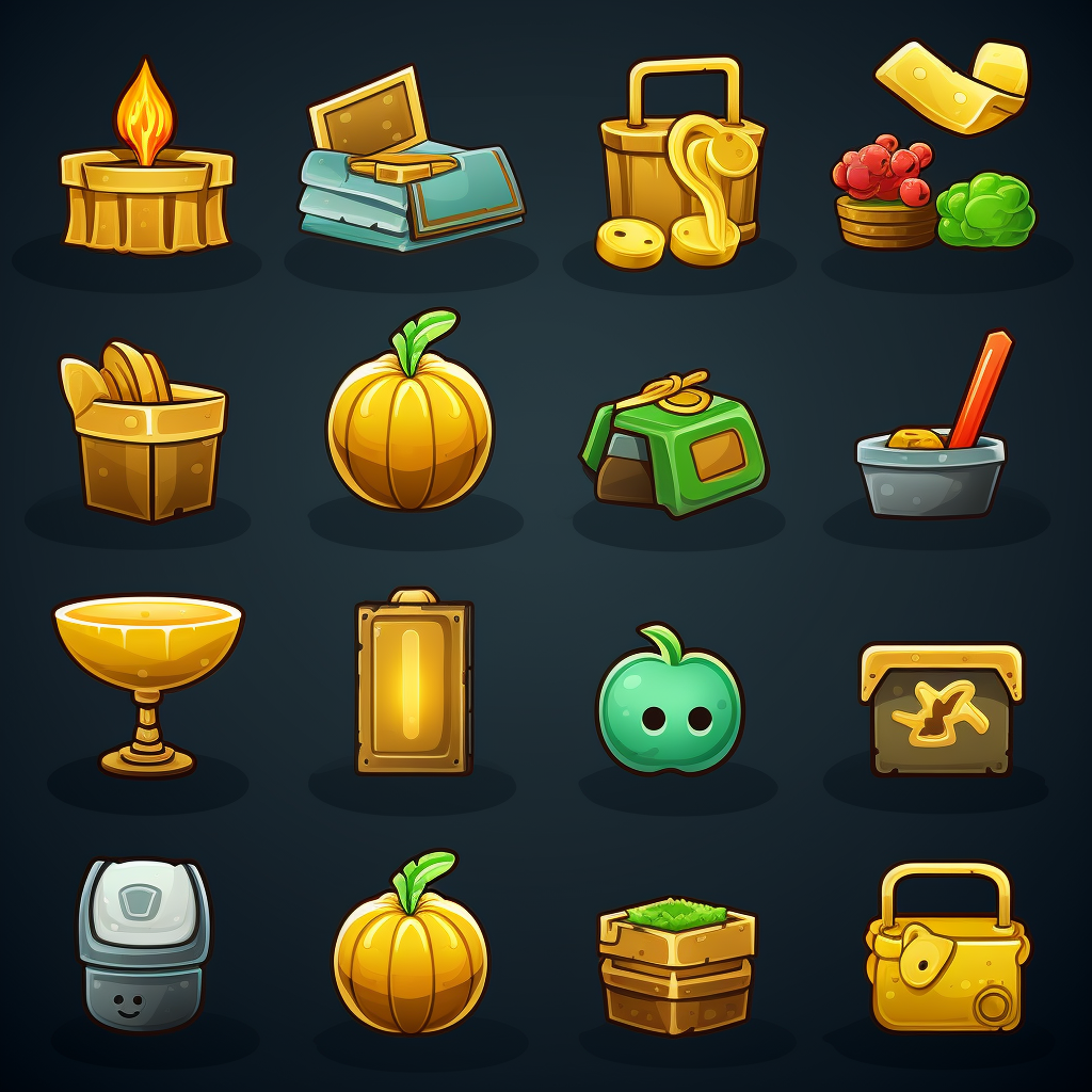 Gaming 2D Icons Assets - Money Packs