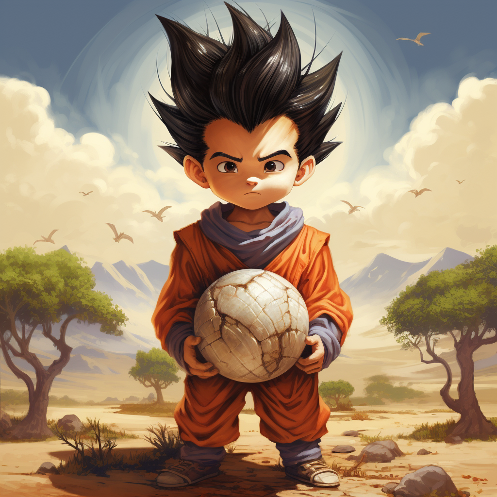 Mighty Gohan from Dragon Ball Z