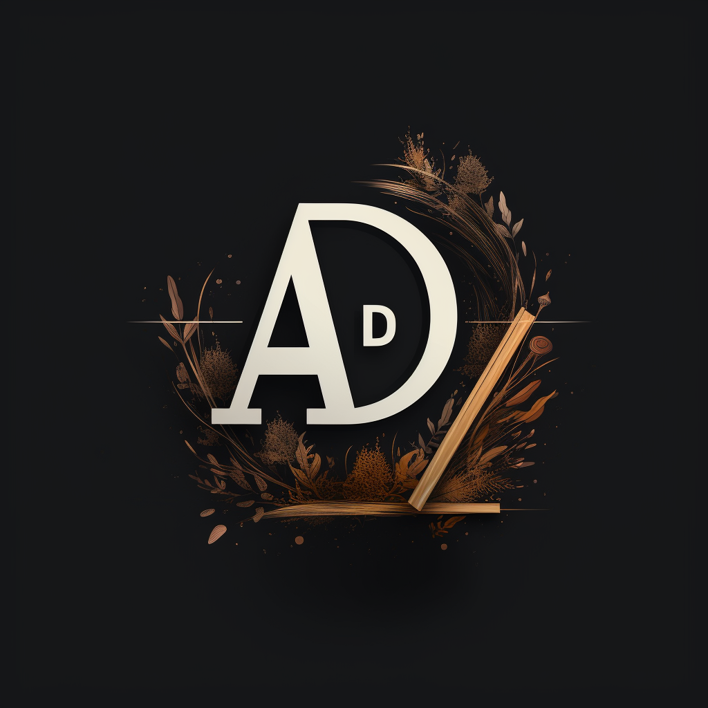 A&D Letters Graphic Design Logo