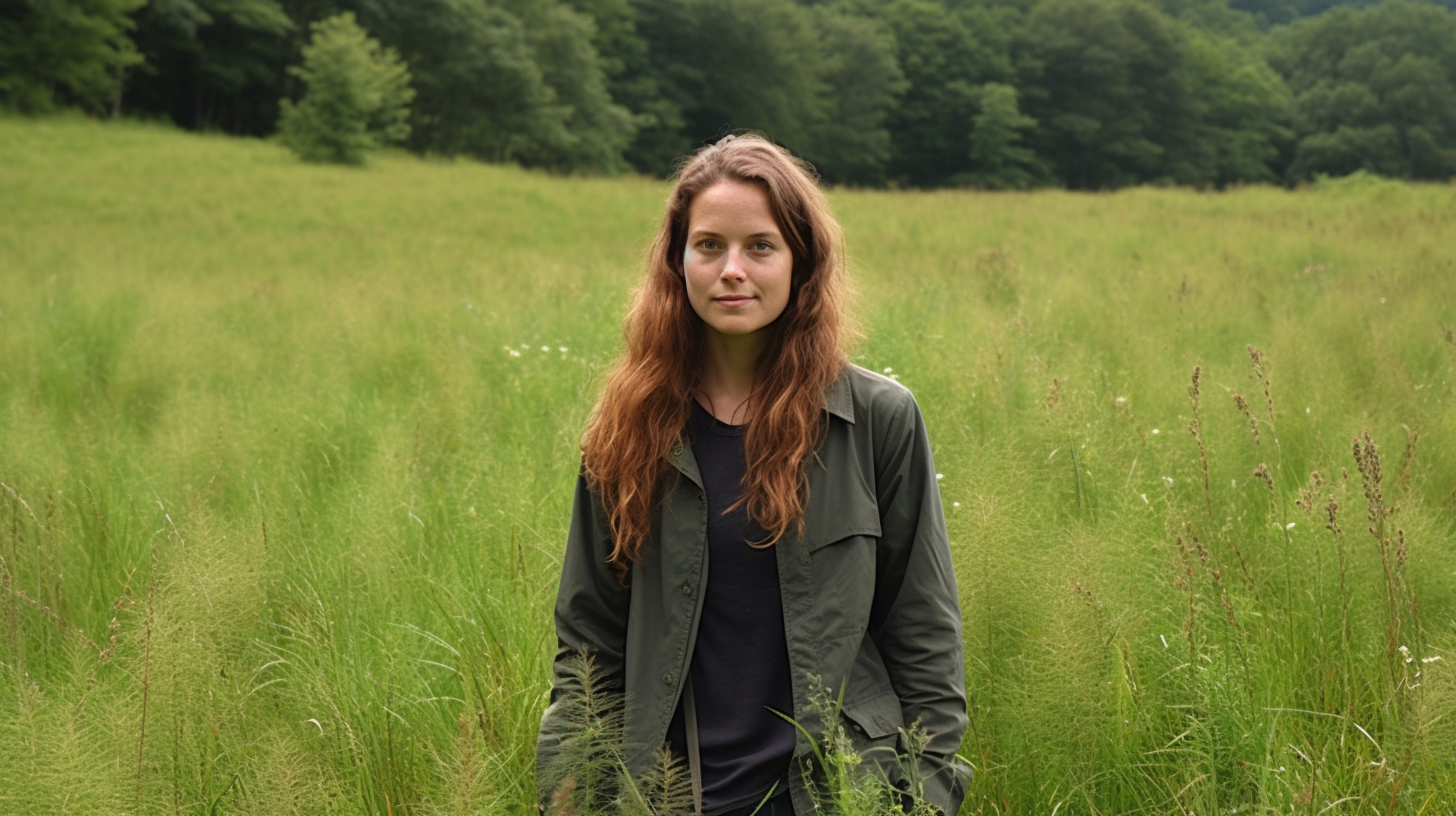 Woman in Grassy Meadow