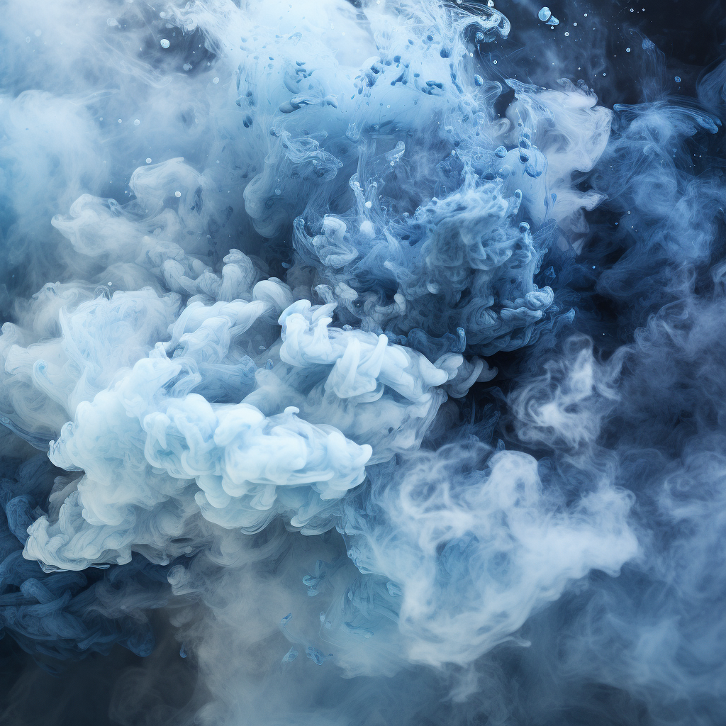 Grey and White Smoke Background