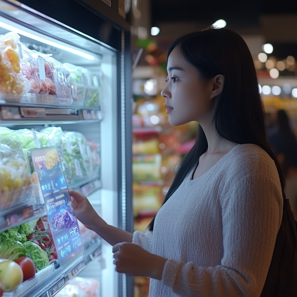 AI prompt grocery shopping technology