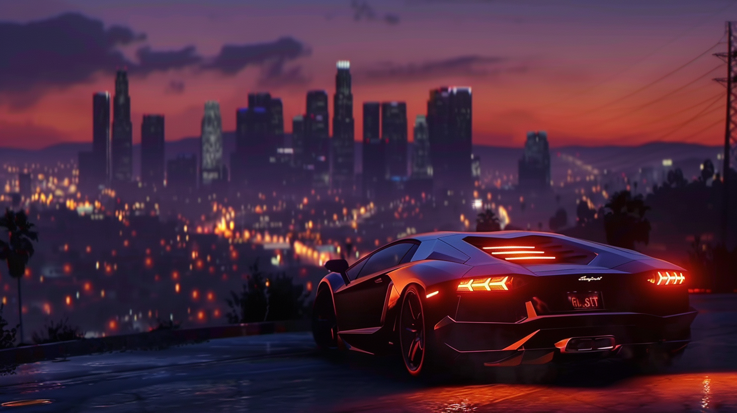 GTA 5 Loading Screen Art