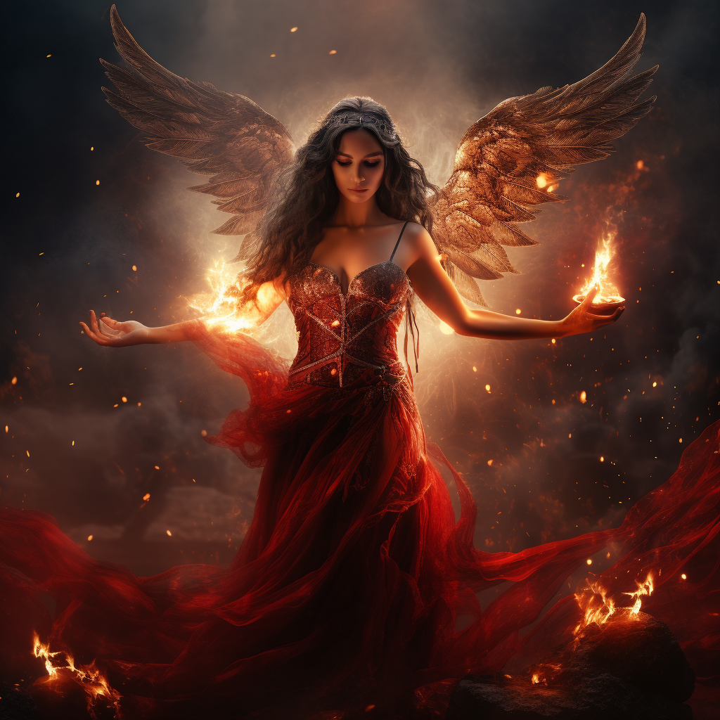 Guardian Angel of Elements of Fire