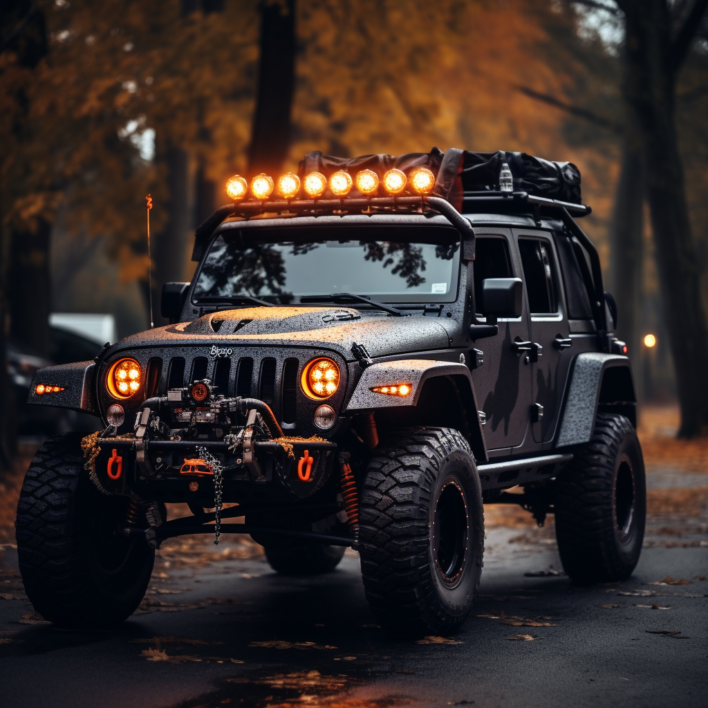 Halloween Jeep Wrangler Picture