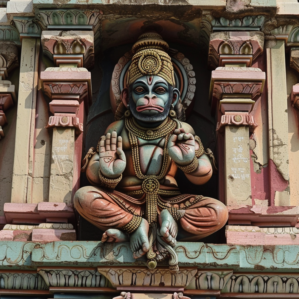 Lord Hanuman Temple Inscription