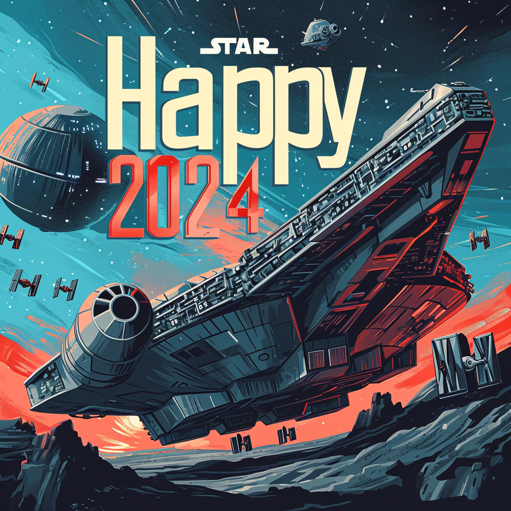 Happy 2024 in Star Wars style