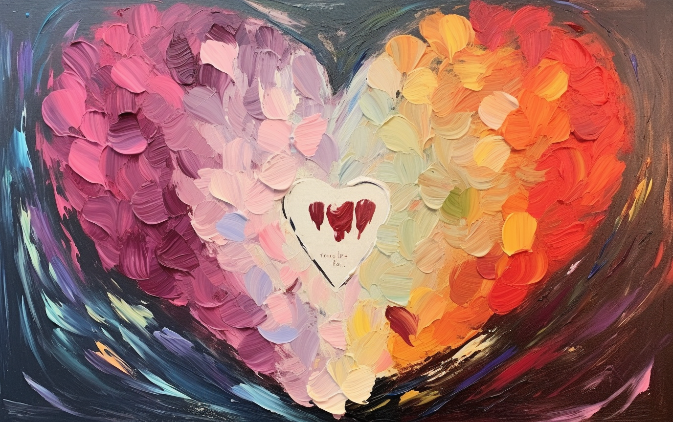 Heart Paint Pallet of Love