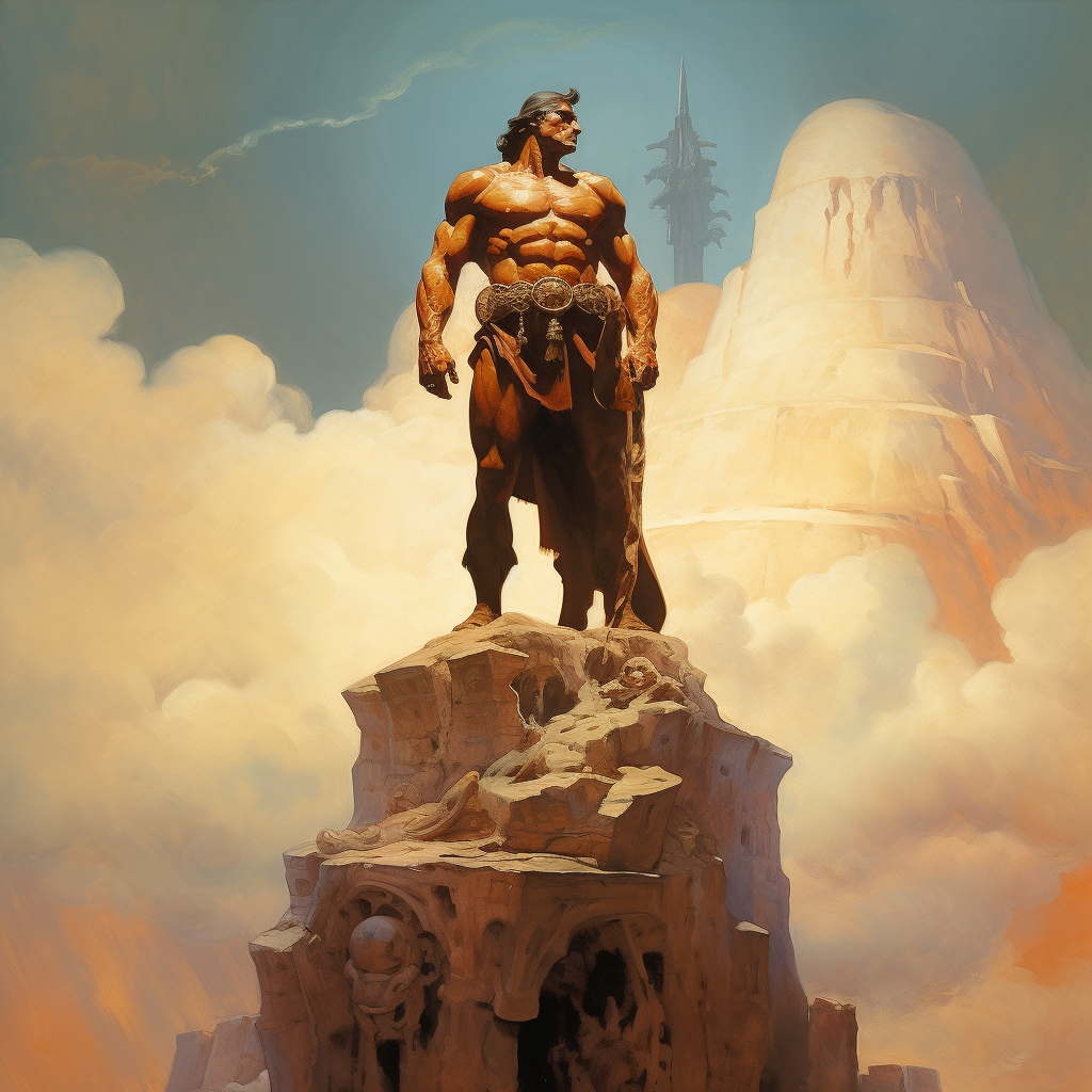 Frank Frazetta's High Overseer Painting