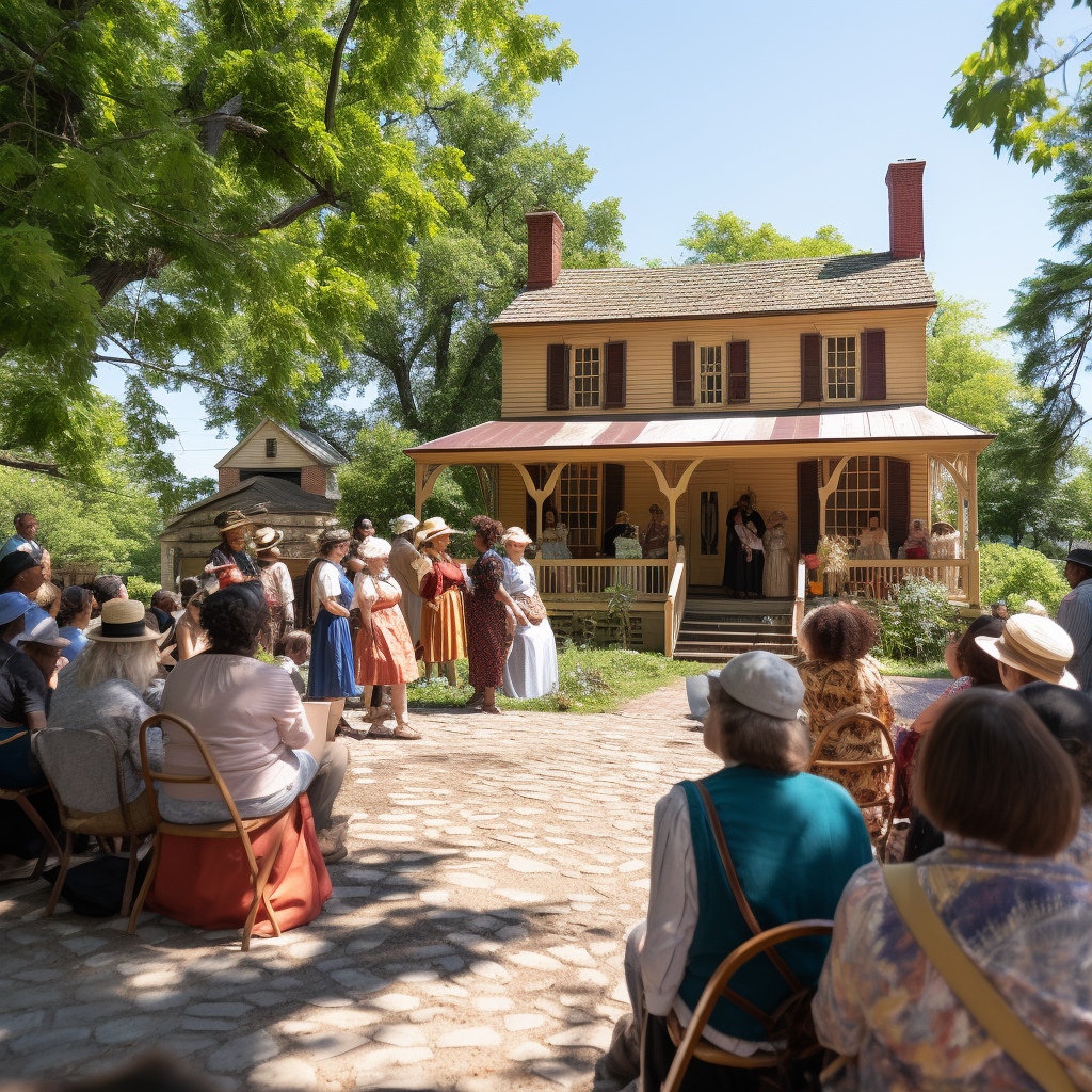 Community engagement at historic site