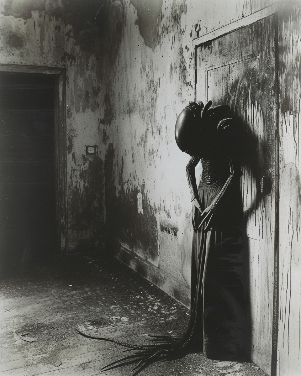 Francesca Woodman horrible xenomorph woman