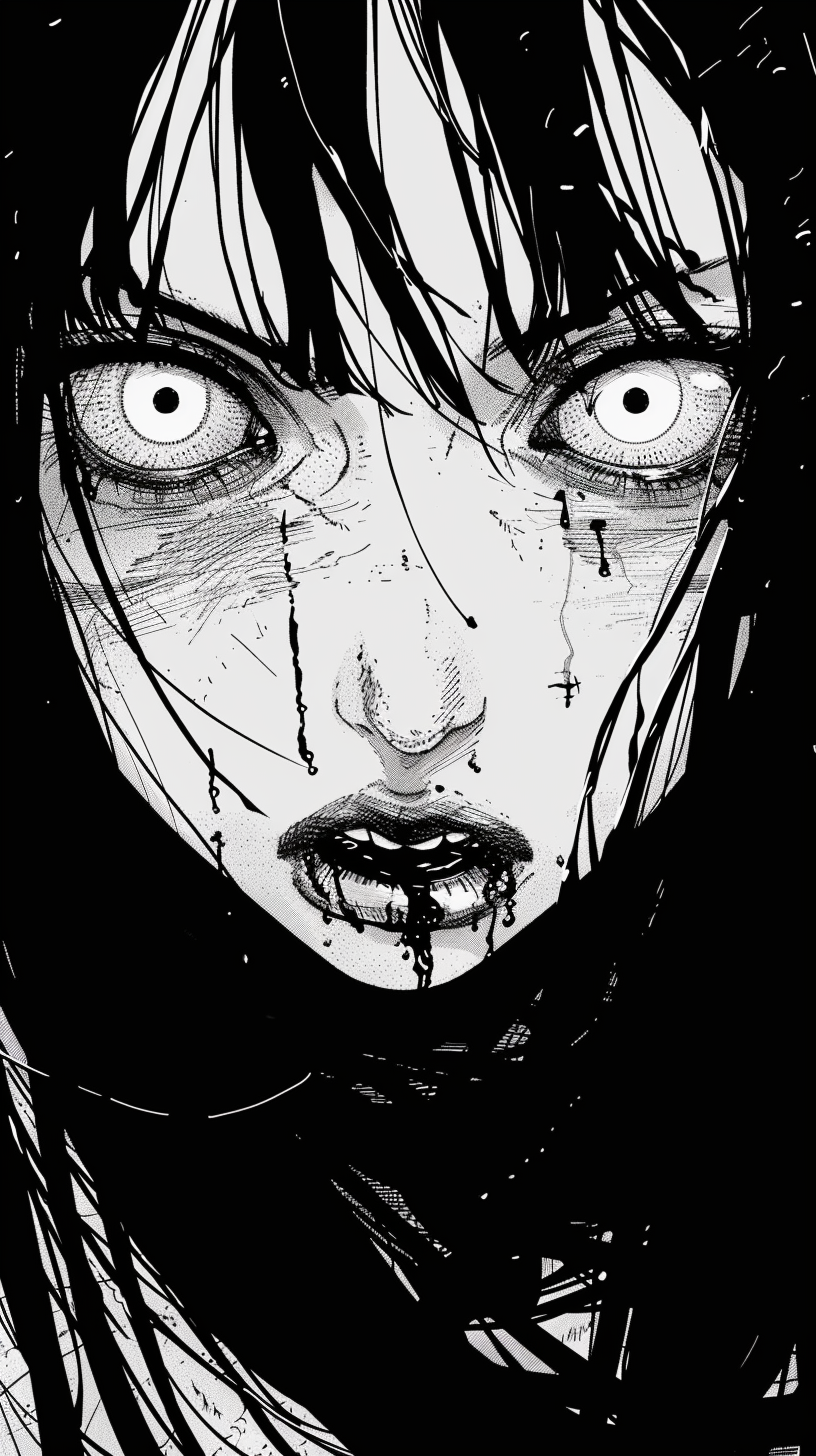 Comic Form Horror Manga Faces