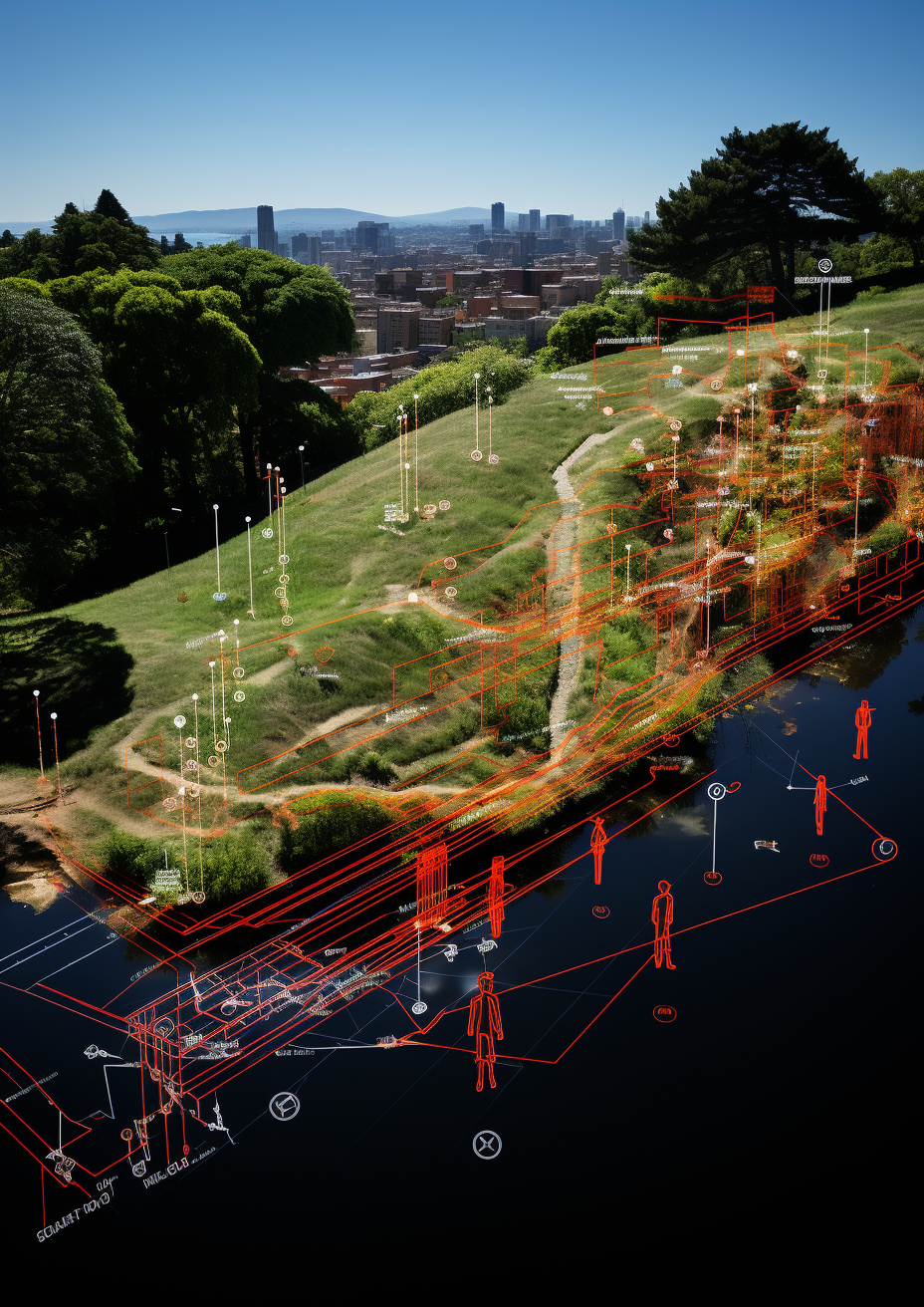 Human Panoramic Pixel Graphics Tracking View