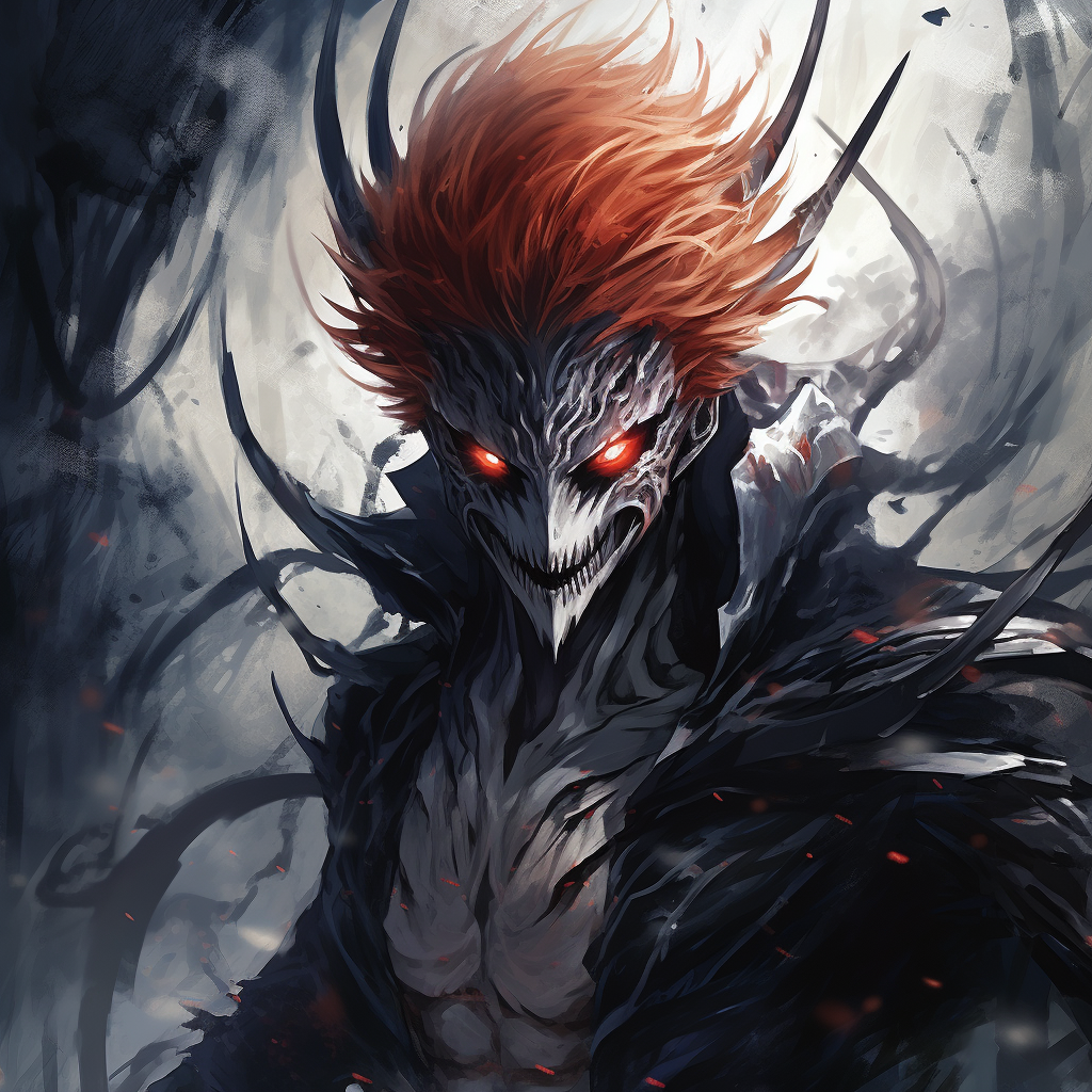 Ichigo Full Hollow Character Illustration