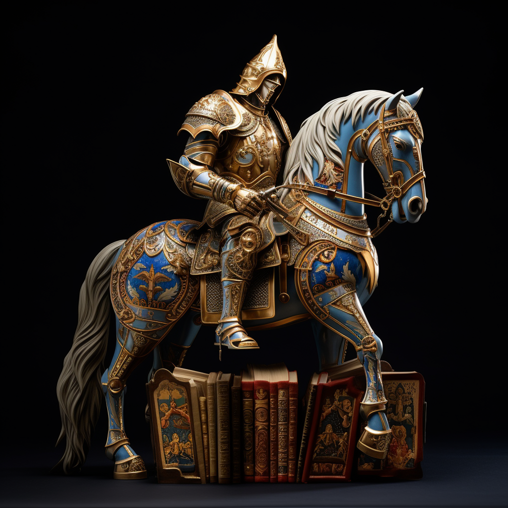 Beautiful Knightly Artwork and Statues