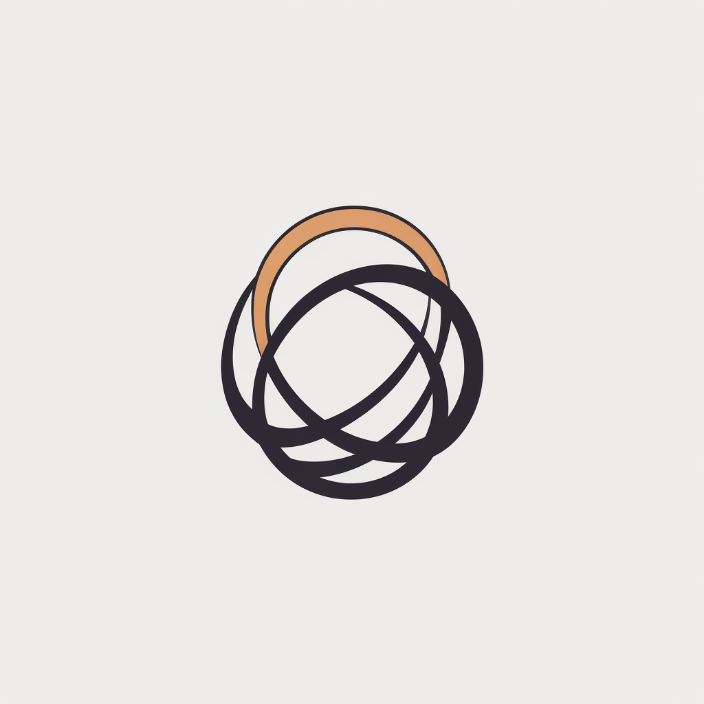 Minimalist interconnection logo design