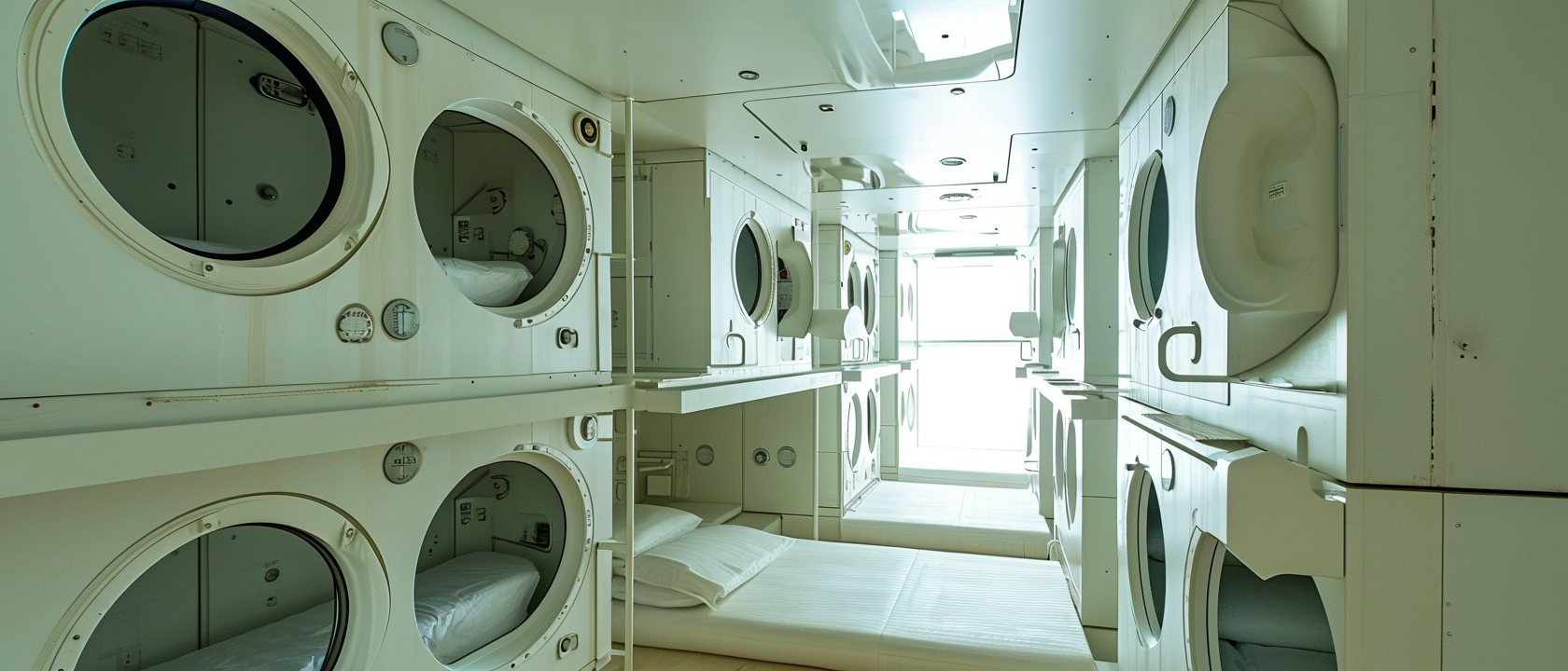 Nakagin Capsule Tower Interior Photo