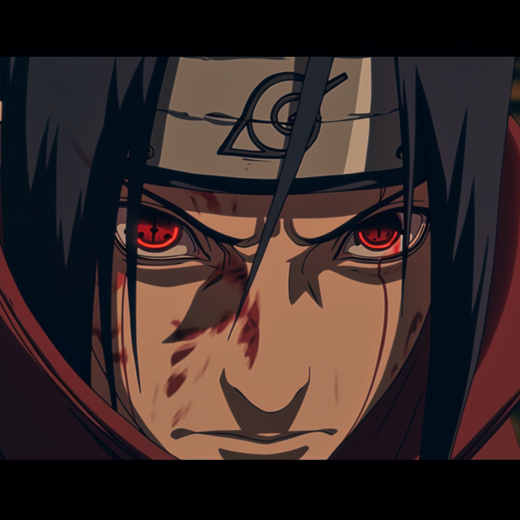 Itachi Uchiha Naruto Shippuden Retro Studio Ghibli Animation