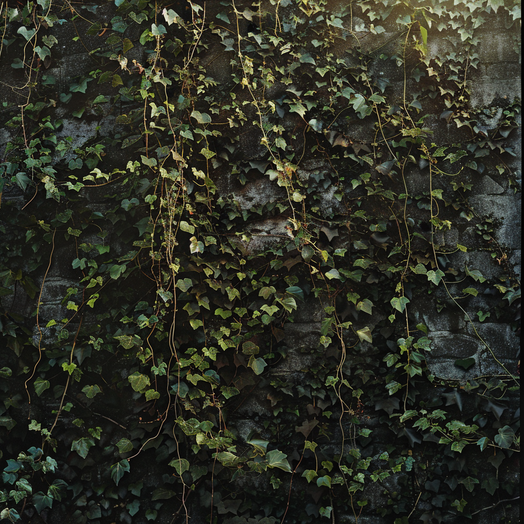 Ivy Covered Wall Southern Light