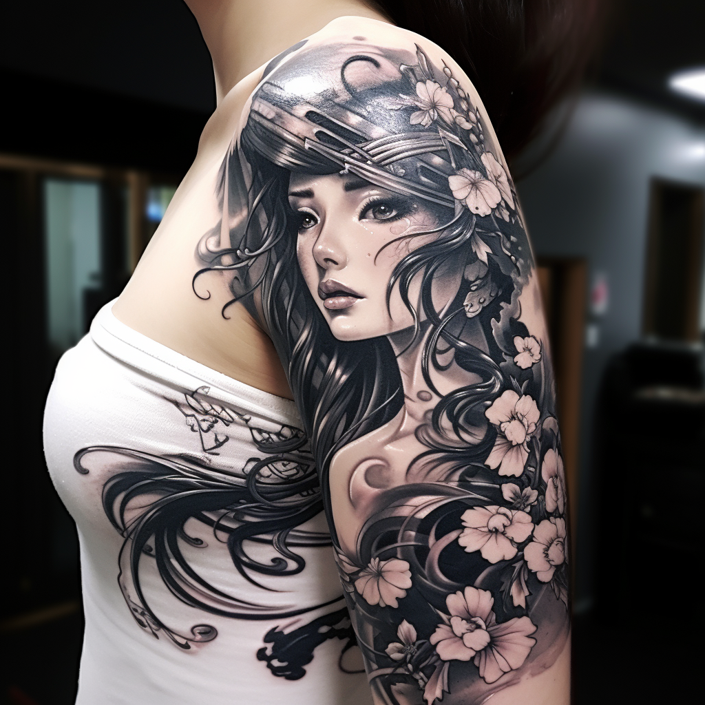 Japanese unique style tattoo ideas