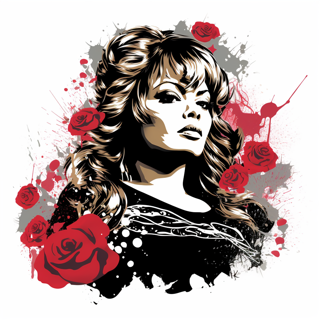 Jenni Rivera Bansky Style Art T-shirt