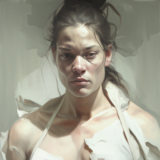 Jenny Saville painting of female figure