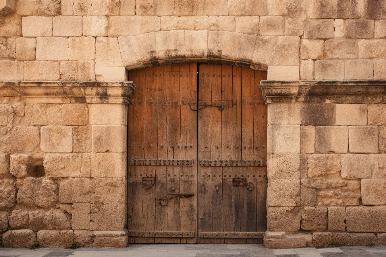 Ancient door in Jerusalem's Old City