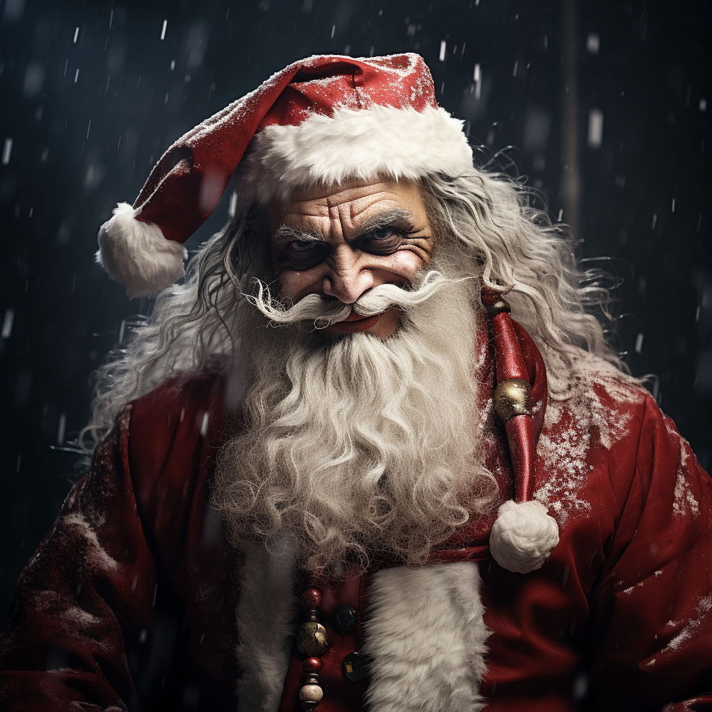 Joker as Santa Claus Costume