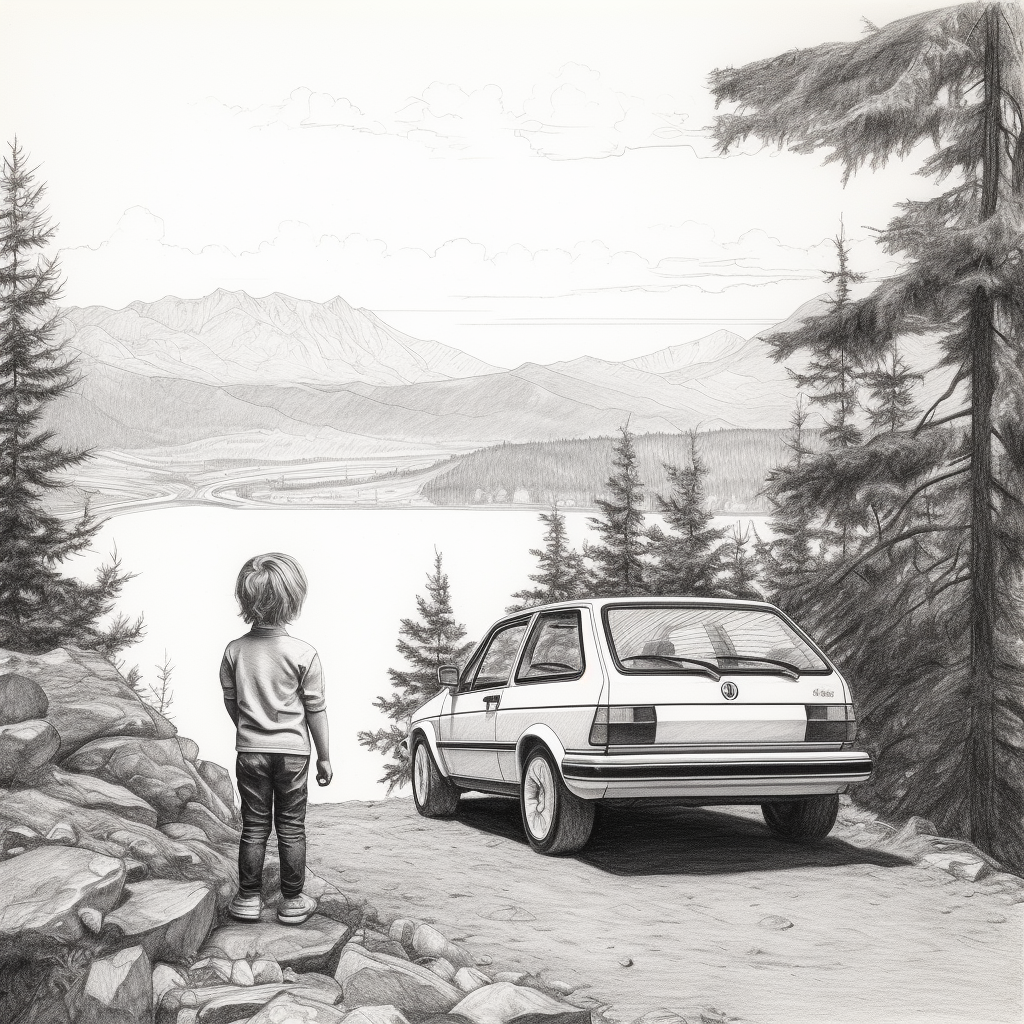 Kid looking at Volkswagen MK4 GTI VR6 in PNW  ?