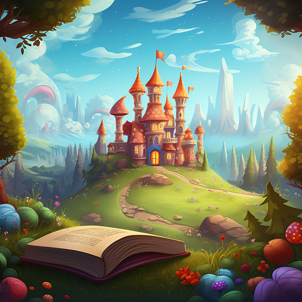 Colorful background for kids book