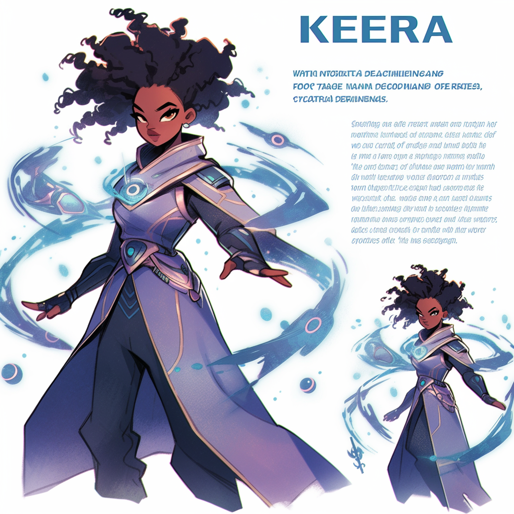 Kiera showcasing her matter manipulation powers