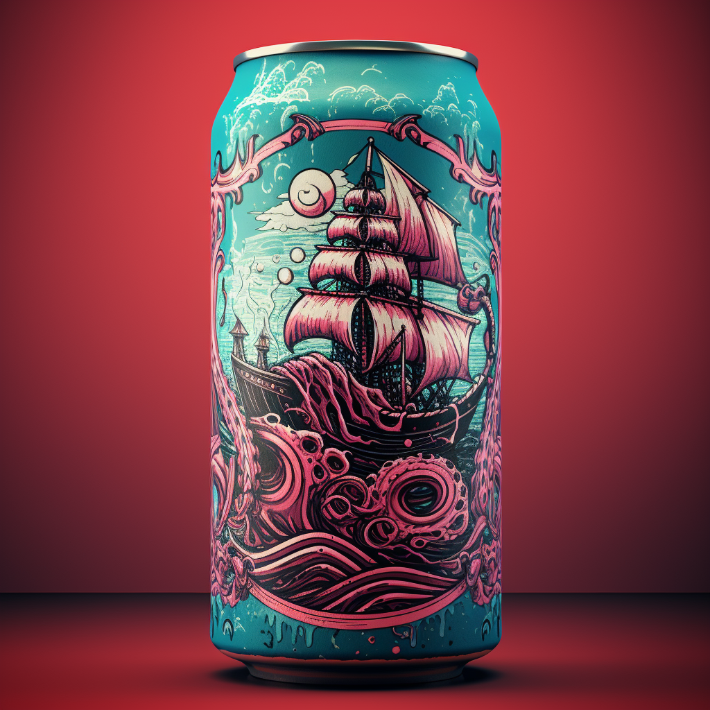 Kraken IPA Beer Can Design