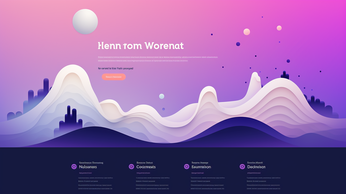 Landing Page Modern Design Prompt