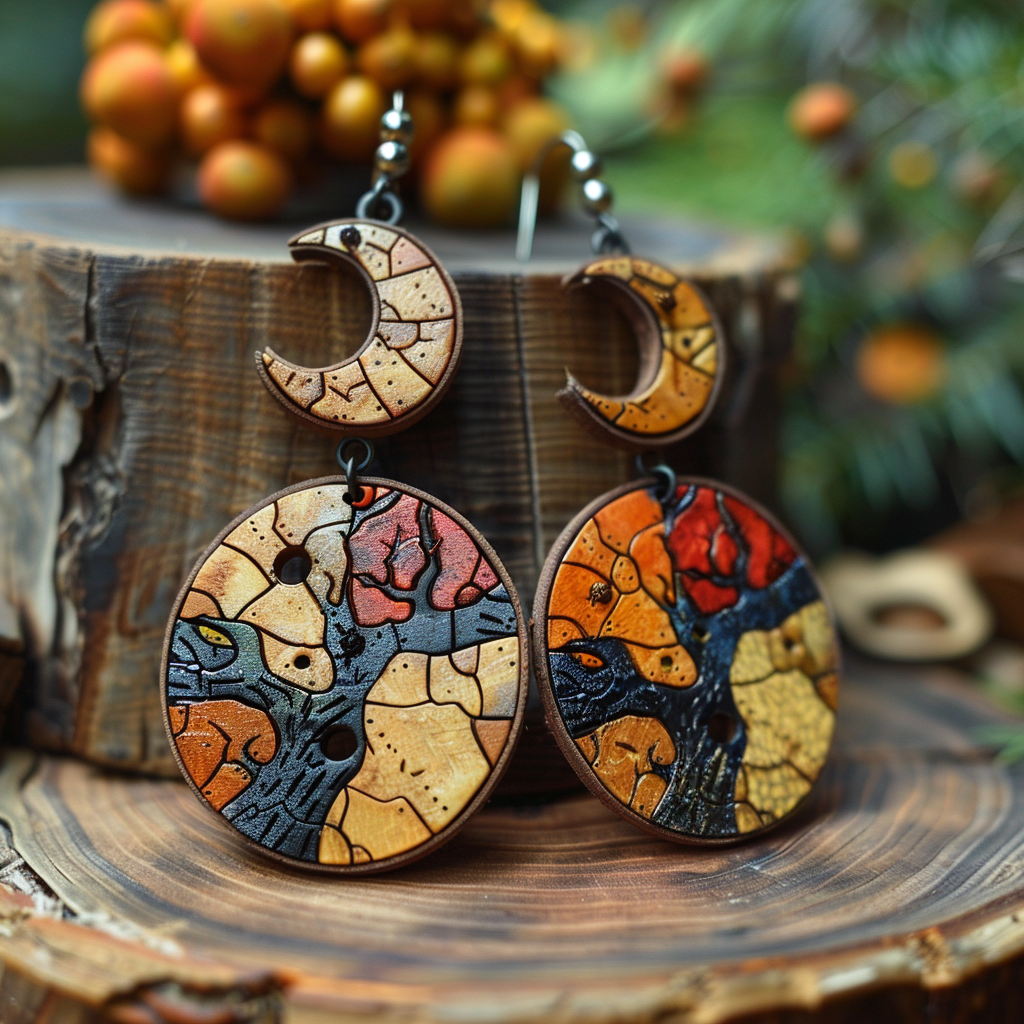 Leather Wonderland Earrings Collection