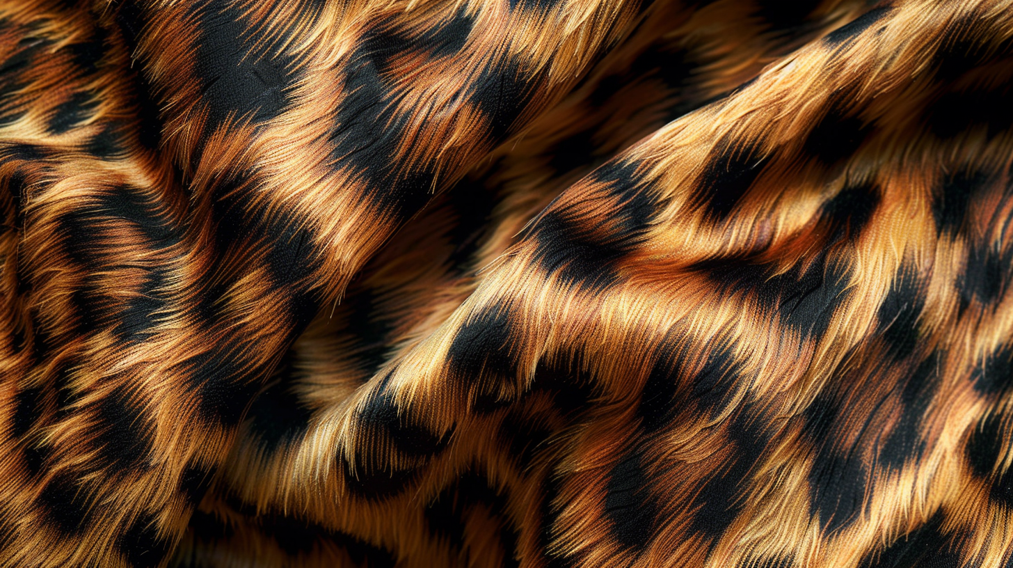 Stylish leopard print fabric design