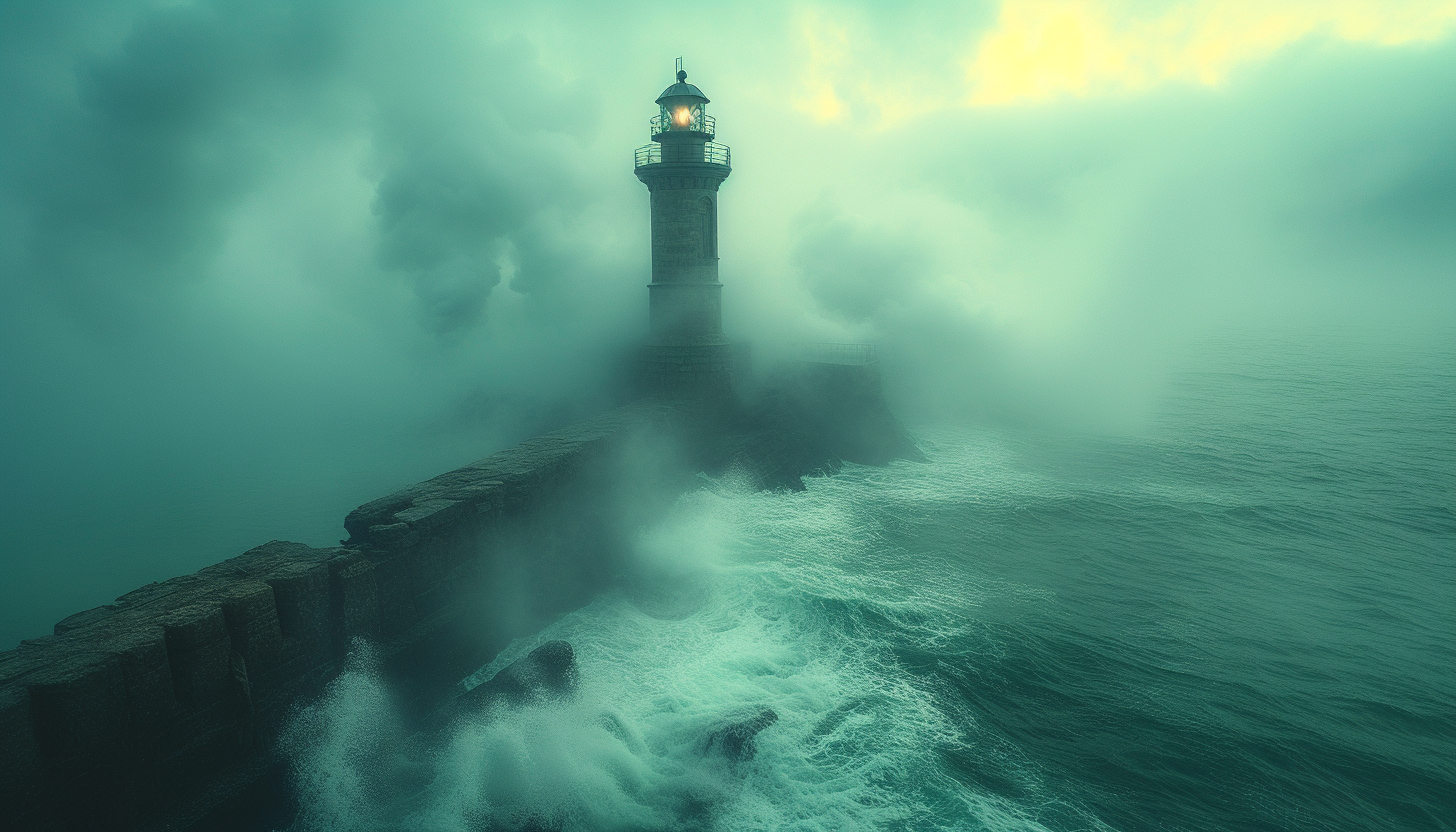 Lighthouse Adobe Stock Post Template