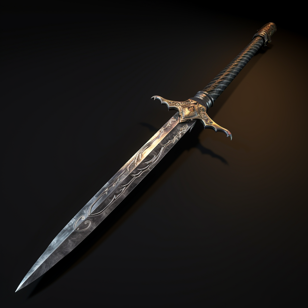 Lightning-infused Longsword in Stunning Detail