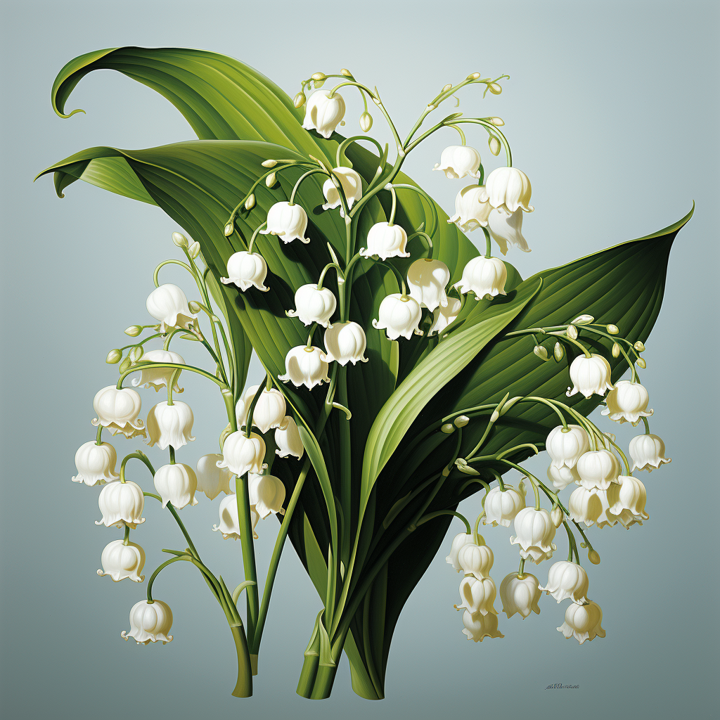 Delicate Lily of the Valley