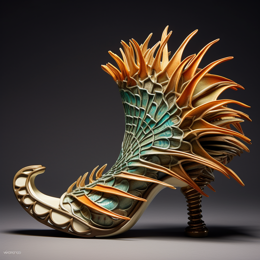 Lionfish-inspired shoes design