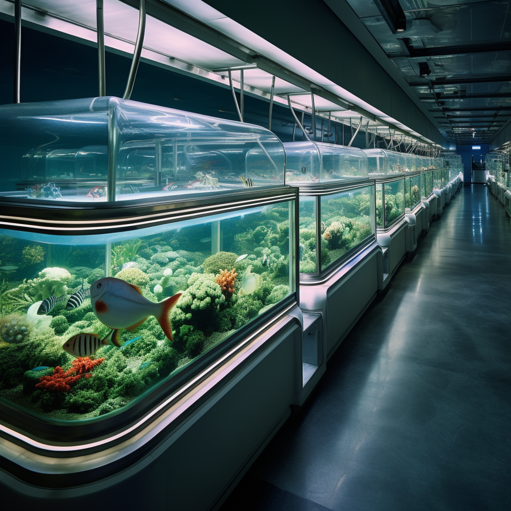 Fresh Live Seafood Tanks