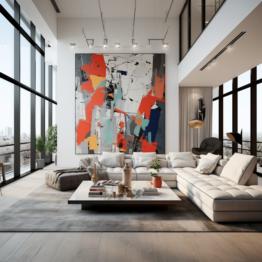 Modern living room interior