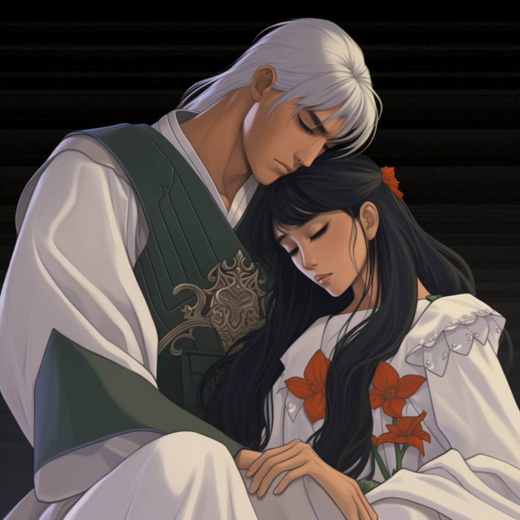 Kagome and Sesshomaru in love