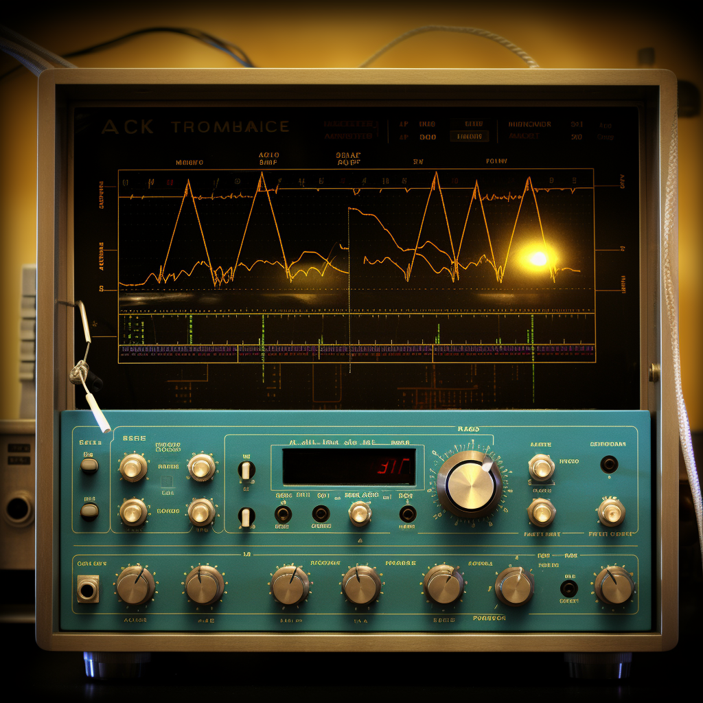 Letter  A  in audio spectrum analysis