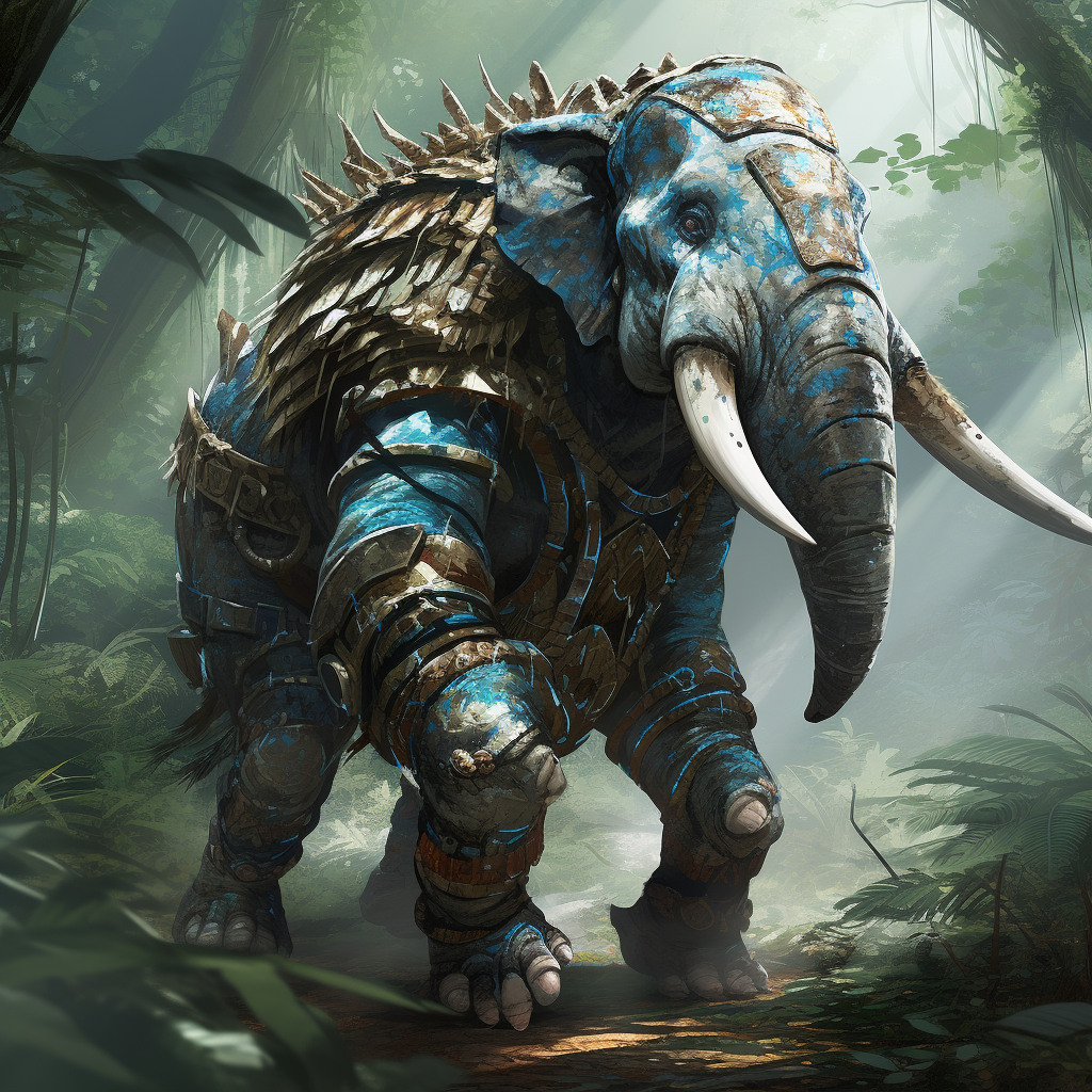 Loxodon Warrior in Jungle